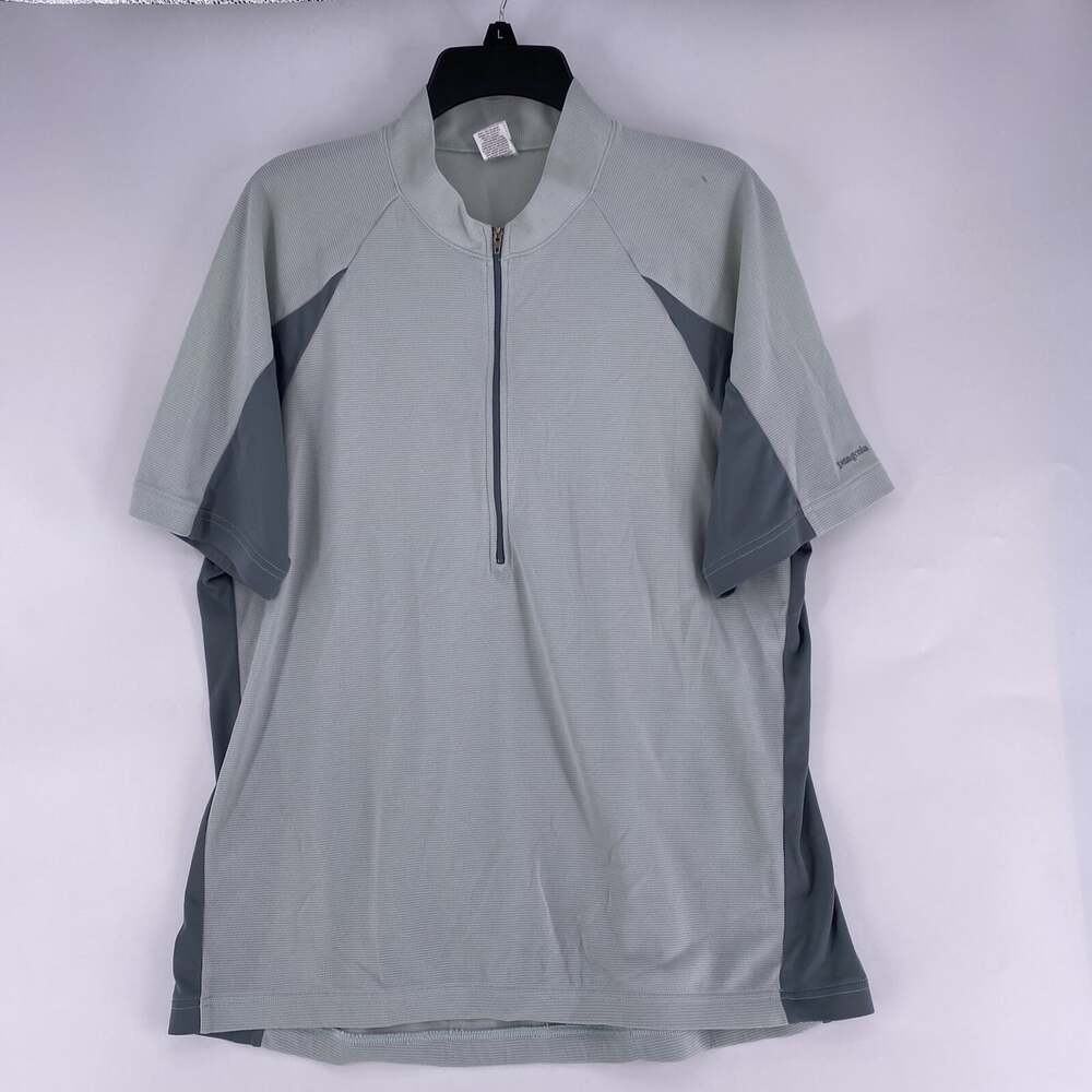 Patagonia Women’s Size XL Short Sleeve 1/2 Zip  Cycling Jersey